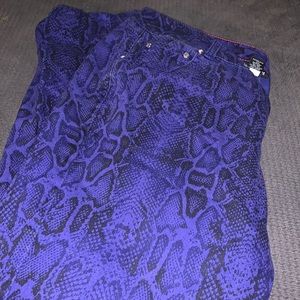 Lane Bryant snake skin print Jeans